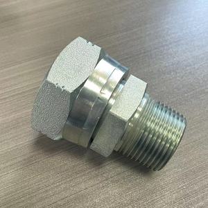 Zhuji nhà máy trực tiếp Chất lượng cao thép carbon thủy lực Adapter <span class=keywords><strong>NPT</strong></span> nam npsm nữ 60 độ Cone Điều kiện Mới 2NU phụ kiện - Product Image 3