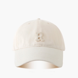 Gorra de Béisbol con Letra R Grande - Ajustable, Estilo Casual, Protección Solar, Tipo Dad Hat - Product Image 1