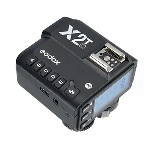 Godox X2T/XPRO flash trigger 2,4G inalámbrico de alta velocidad síncrono TTL disparador lanzamiento único