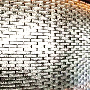 JYG Massiver Glasbaustein 50*100*200mm Feuerfeste Kristallziegel für Außenküchen und Außendekoration Direkt vom Hersteller - Product Image 4