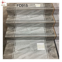 Carrelage en porcelaine pleine masse effet marbre pour marches d'escalier de villa, carreaux de porcelaine pour marches d'escalier 470x1200mm - Offre Spéciale