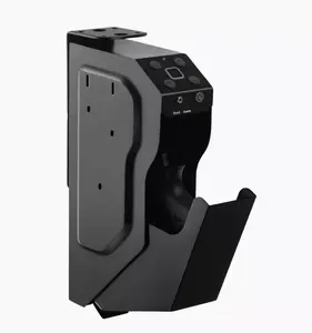 Zhenzhi pistol tangan terbuka otomatis kotak senjata terpasang tersembunyi aman sidik jari biometrik pistol Deposit aman Digital aman