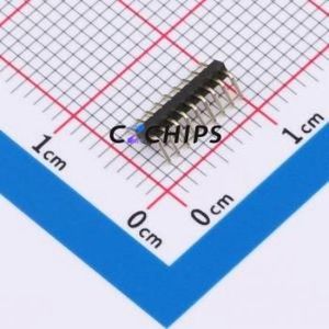 HX PZ1.0-1x9P WZ-AM Pin Header Bent Lead Through Hole,P=1mm Connector 1x9P 1mm Pin Header Right Angle Insert - Product Image 2