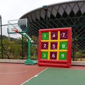 Giochi Sportivi Divertenti: Calcio Gonfiabile, Bersaglio per Freccette a Nove Punti, Canestro da Basket, Gioco di Espansione Intelligente per Esterni - Product Image 5