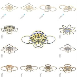 Nouveau produit Double rectangulaire salon ballon à air chaud Hall décoration intérieur LED acrylique plafonnier avec gradation 2.4G - Product Image 6