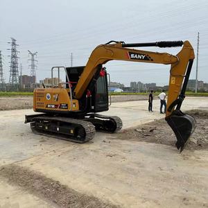 Excellente pelle hydraulique Sany 75 d'occasion, modèle 2022, avec moteur, pompe et engrenages - Matériel de construction à bas prix à vendre - Product Image 2