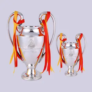 Fabbrica all'ingrosso Delaunay coppa europea calcio resina metallo artigianato trofeo italiano coppa europea calcio grandi trofei