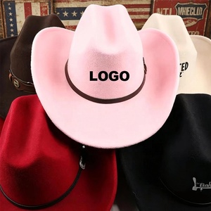 หมวกคาวบอยขนสัตว์สไตล์วินเทจสุดหรู  แบบดิสเทรส  สำหรับฤดูหนาว  ปรับขนาดได้  สำหรับทั้งชายและหญิง - Product Image 1