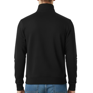 เสื้อฮู้ดดี้ผู้ชายแบบสวมหัว OEM ซิป 1/4  ทรงหลวม คุณภาพสูง - Product Image 3