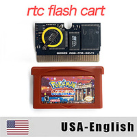 Versi AS LAZARUS RTC Flash Cart Real Time Clock Kartrid Game Plastik untuk dengan Rom Hack Bahasa Inggris