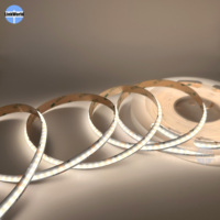 Tira de LED COB RGBWW RGBCCT Dual White 5 en 1, 840 Chips, 12 mm, Fpcb sin Puntos, Tira de LED COB RGBW Inteligente y Flexible para Decoración