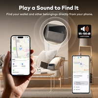 Traceur intelligent ultra-mince, localisateur de portefeuille et de cartes, suivi en temps réel pour cartes plastiques, compatible ISO Android iOS, anti-perte, balise GPS intelligente