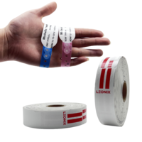 Bracelet d'identification médicale jetable personnalisable, imprimé numériquement, écologique, pour la mode et l'identification des patients