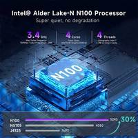 Factory Direct Cheap Small Desktop Computer Intel Core N100 5gwifi Win11 Mini Pc for Home Office Business