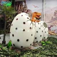 Statue d'œuf de dinosaure animatronique faite à la main de haute qualité sur mesure pour attraction |   Modèle d'œuf de dinosaure directement de l'usine