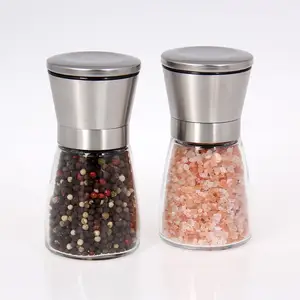 Rvs Zout Spice & Pepper Grinder Set Met Hoge Kwaliteit Keramische Kern, grinder/Kruid Molen/Pittige Grinder