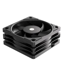 TEUCER GY-B6025 Kipas Pendingin Aliran Aksial Dua Bantalan Bola Antarmuka 4PIN Mini-ITX PC Daya 1U/2U Server Perangkat Lunak Router 100000