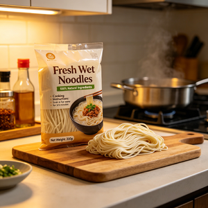 Délicieuses Nouilles Udon Fraîches <span class=keywords><strong>et</strong></span> Humides de Blé Dur, Prêtes à Consommer, Cuites, Non Frites, Saines, Faible en Gras, Lot en Gros - Product Image 2