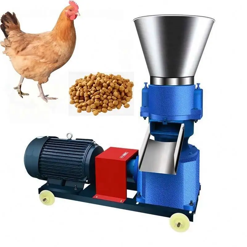 Trang Trại Sử Dụng Thức Ăn Máy Xay Gia Cầm Chăn Nuôi Động Vật Tạo Hạt Cá Gỗ Pellet Mill Máy