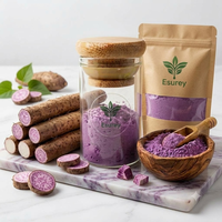 Esurey Supply : Poudre d'Ube de Qualité Alimentaire, Poudre Pure de Racine d'Igname Violette, Personnalisation OEM pour Boissons et Pâtisseries