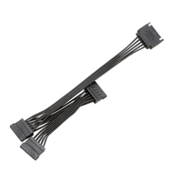 Cable divisor de disco duro SATA SSD para PC Sever, cable IDE a SATA 1 a 3/4/5/6, Cable adaptador de corriente SATA de 15 Pines,