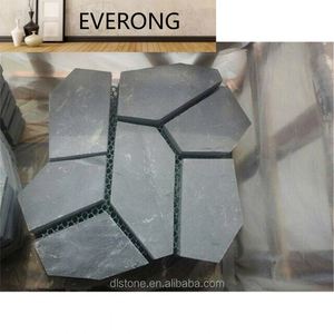 Tự nhiên không thường xuyên than đen đá <span class=keywords><strong>Slate</strong></span> sàn gạch điên lát <span class=keywords><strong>Slate</strong></span> flagstone Patio - Product Image 4