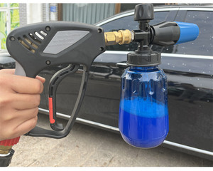 Équipement de lavage de <span class=keywords><strong>voiture</strong></span> <span class=keywords><strong>pour</strong></span> la lance à mousse Karchere pistolet à mousse de neige nettoyeur haute pression pulvérisateur à mousse à gâchette - Product Image 2