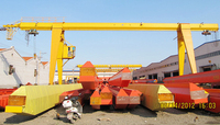 Henan Yufei Grue portique à poutre simple de type MH de haute qualité, grue portique à poutre simple sur rail, 10-50 tonnes