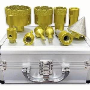 10 pcs chân không brazed M14 lõi khoan <span class=keywords><strong>Bit</strong></span> Set Kim Cương Đá khoan công cụ thủy tinh gạch sứ Granite đá cẩm thạch lỗ Cutter Bộ - Product Image 1