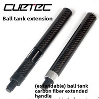 Extension de queue de billard portable en fibre de carbone Xinyi Zeus Poseidon avec boîte de rangement en PU pour le sport de billard