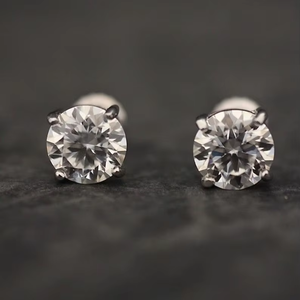 ต่างหูห่วงเพชรฮิปฮอปธรรมชาติ ทอง 14K เครื่องประดับแฟชั่นสำหรับผู้หญิง สวมใส่ได้ทุกวัน ใช้ได้ทั้งในออฟฟิศและทั่วไป - Product Image 1