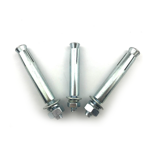 สลักยึดคอนกรีต M20 1/2 นิ้ว x 4-1/2 นิ้ว สลักเกลียวยาว 3 เกลียว คาร์บอน สแตนเลส สลักยึดแบบปลอก <span class=keywords><strong>M16</strong></span> - Product Image 2