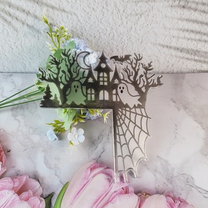 Moldes de fundición de resina hechos a mano para adornos decorativos DIY estilo Ins herramientas de escritorio de silicona molde colgante de Halloween X0060 - Product Image 2