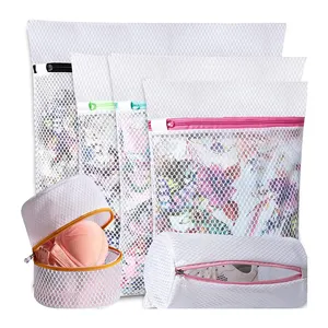 ECO Mesh Laundry Bags with Premium Zipper Clothing Storage Bag Bra Underwear Towel Mesh Wash Bag