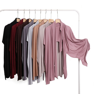 Sciarpa lunga modale da <span class=keywords><strong>donna</strong></span> di alta qualità in seta di cotone con cinturino incrociato con cinturino in testa scialle in tinta unita elastico Bandana etnica - Product Image 1