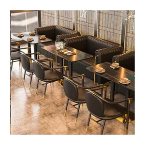 Ticari Pub ve restoran mobilyaları Fast Food Cafe Shop restoran kabini yemek oturma restoran sandalye ve satılık masalar