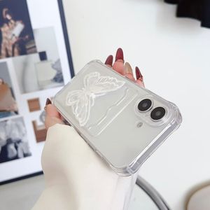 เคสโทรศัพท์มือถือแบบกระเป๋าคู่สำหรับ iPhone 16 15 14 <span class=keywords><strong>13</strong></span>, สำหรับโทรศัพท์มือถือแอนดรอยด์อุปกรณ์เสริมปักลายผีเสื้อ - Product Image 2