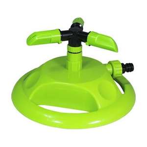 Irrigatore rotante a 360° con supporto regolabile, design robusto, ideale per l'irrigazione di giardini e aree verdi. - Product Image 1