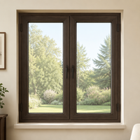 Ventanas Abatibles de Aluminio con Rotura de Puente Térmico, Eficiencia Energética, Triple Acristalamiento y Vidrio Templado para Hogares