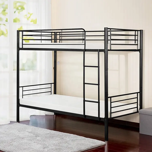 Litera de hierro doble para dormitorio, cama de metal para estudiantes de acero de alta calidad - Product Image 4