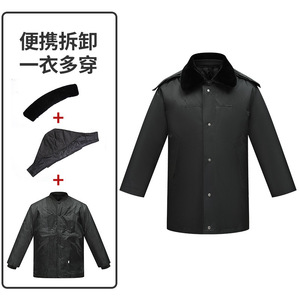 Security guard coats, winter thick cotton-padded clothing, source uniform factory, multi-functional coats, Zixi cold storage - Product Image 1