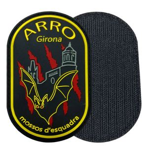 Patch en PVC personnalisé en relief, patchs en caoutchouc avec fermeture auto-agrippante au dos - Product Image 1