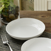 Assiettes à salade rondes incassables en mélamine écologiques – Vaisselle complète jetable pour restaurant