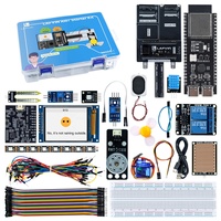 Kit de démarrage LAFVIN AIoT, kit électronique de contrôle vocal AI ESP32-S3, capteur DHT11, servomoteur pour projets de maison intelligente et de bricolage IoT