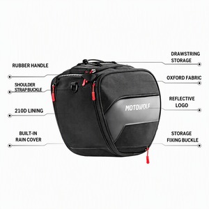 Borsa da Serbatoio Impermeabile per Moto 15L, Borsa da Serbatoio Carburante, Borsa da Vita per Scooter, Borsa a Tracolla per Moto, Borsa Portaoggetti da Viaggio - Product Image 3