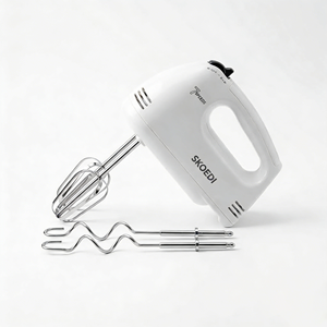 Mixeur alimentaire électrique portable avec accessoires <span class=keywords><strong>de</strong></span> mélange <span class=keywords><strong>de</strong></span> qualité alimentaire, corps en plastique ABS, têtes <span class=keywords><strong>de</strong></span> mélange en acier inoxydable pour usage domestique - Product Image 1