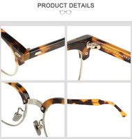 Lunettes de soleil unisexes ovales rayées légères en acétate Mazzucchelli écologique, semi-cerclées, motif écaille de diamant, qualité supérieure, directement de l'usine.