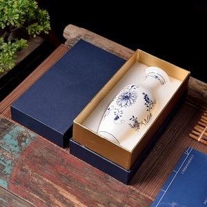 Jarrón de Flores de Cerámica y Porcelana de Estilo Nórdico, Diseño Retro Europeo, Lujoso y Vintage para Decoración del Hogar - Product Image 2