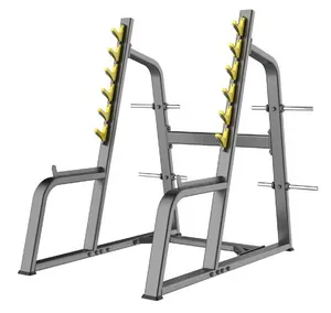 DZMC Precor เครื่องออกกำลังกายเชิงพาณิชย์ Squat Rack/อุปกรณ์ออกกำลังกายกำลังสูงสำหรับสายเคเบิลคลับเพาะกาย Unisex กรณีไม้อัด Q235