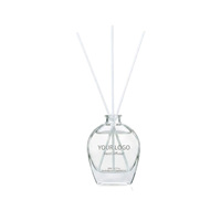 Diffuseur de parfum en roseau au thé blanc 80 ml avec bergamote, jasmin et bois de santal pour la décoration de chambre et de maison